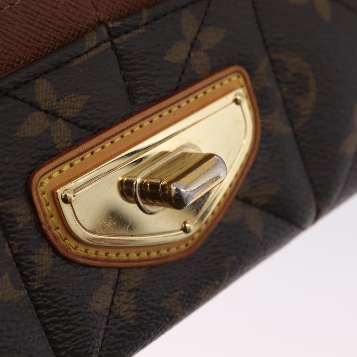 LOUIS VUITTON Monogram Etoile Portefeiulle Sarah Long Wallet M66556 Auth 206306