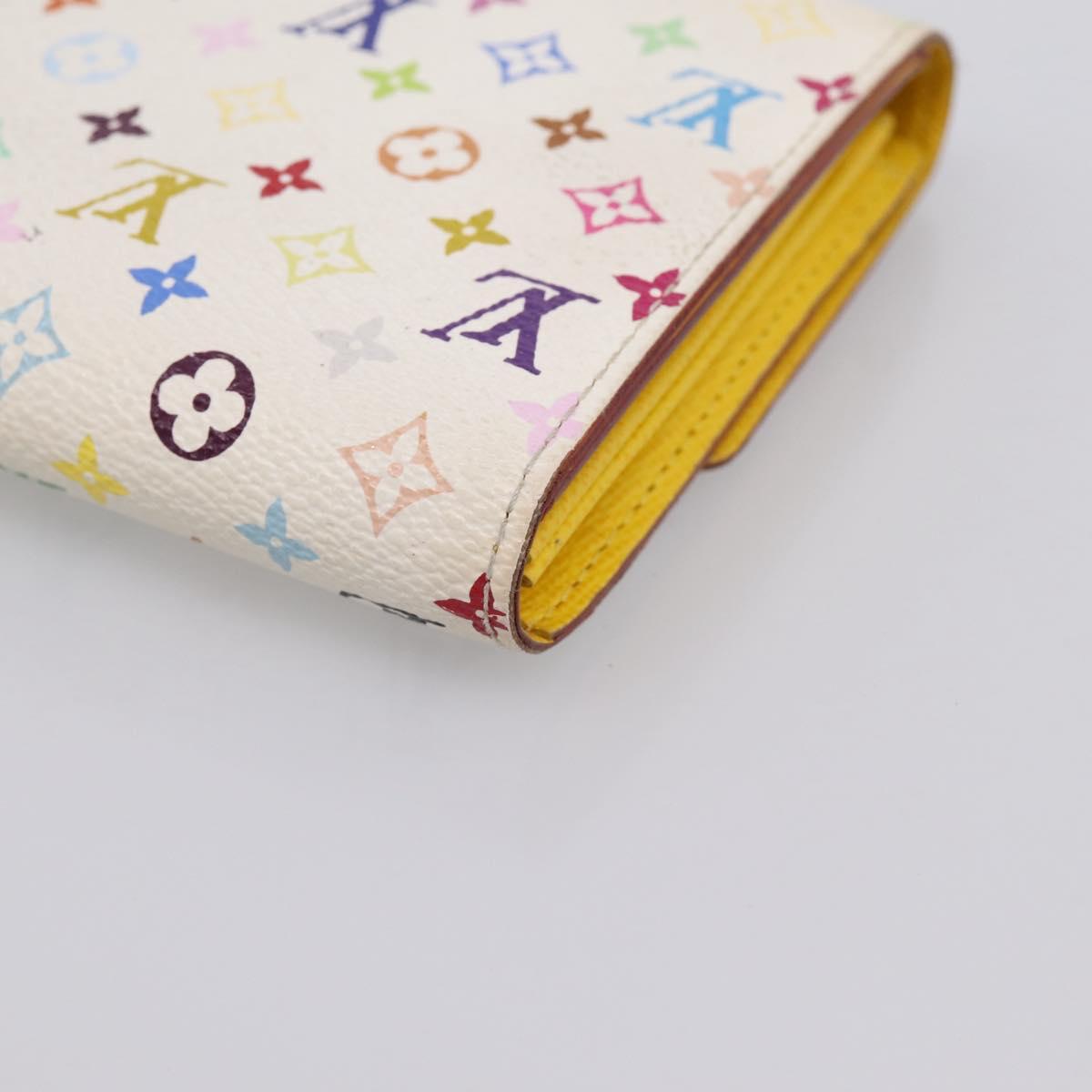 LOUIS VUITTON Monogram Multicolor Portefeuille Sarah Wallet M93745 Auth 206307