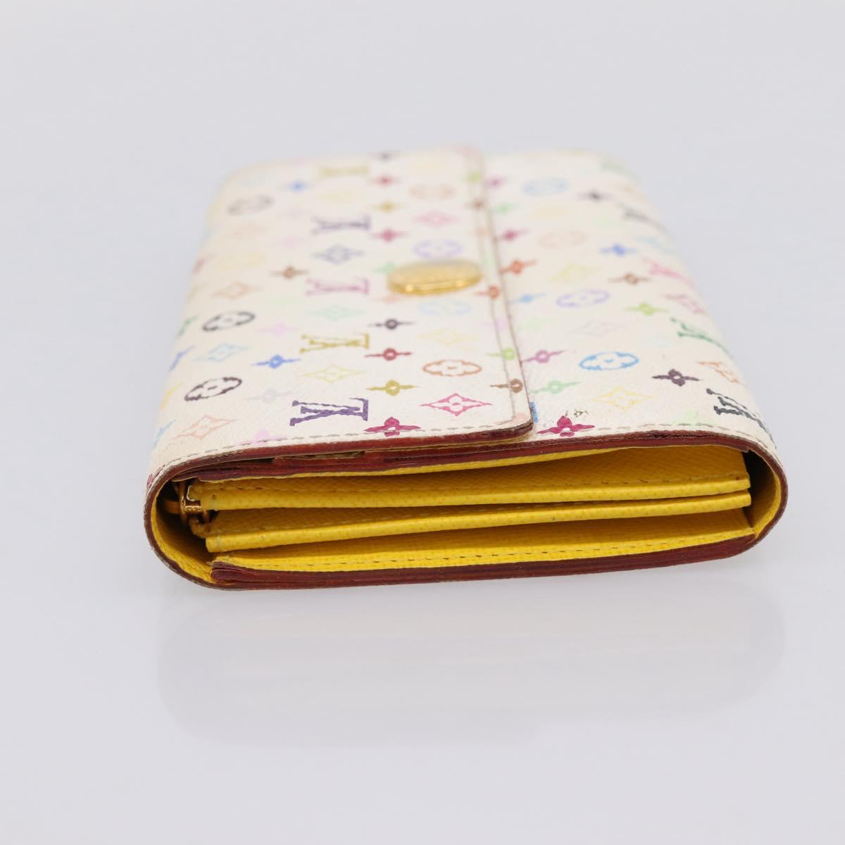 LOUIS VUITTON Monogram Multicolor Portefeuille Sarah Wallet M93745 Auth 206307