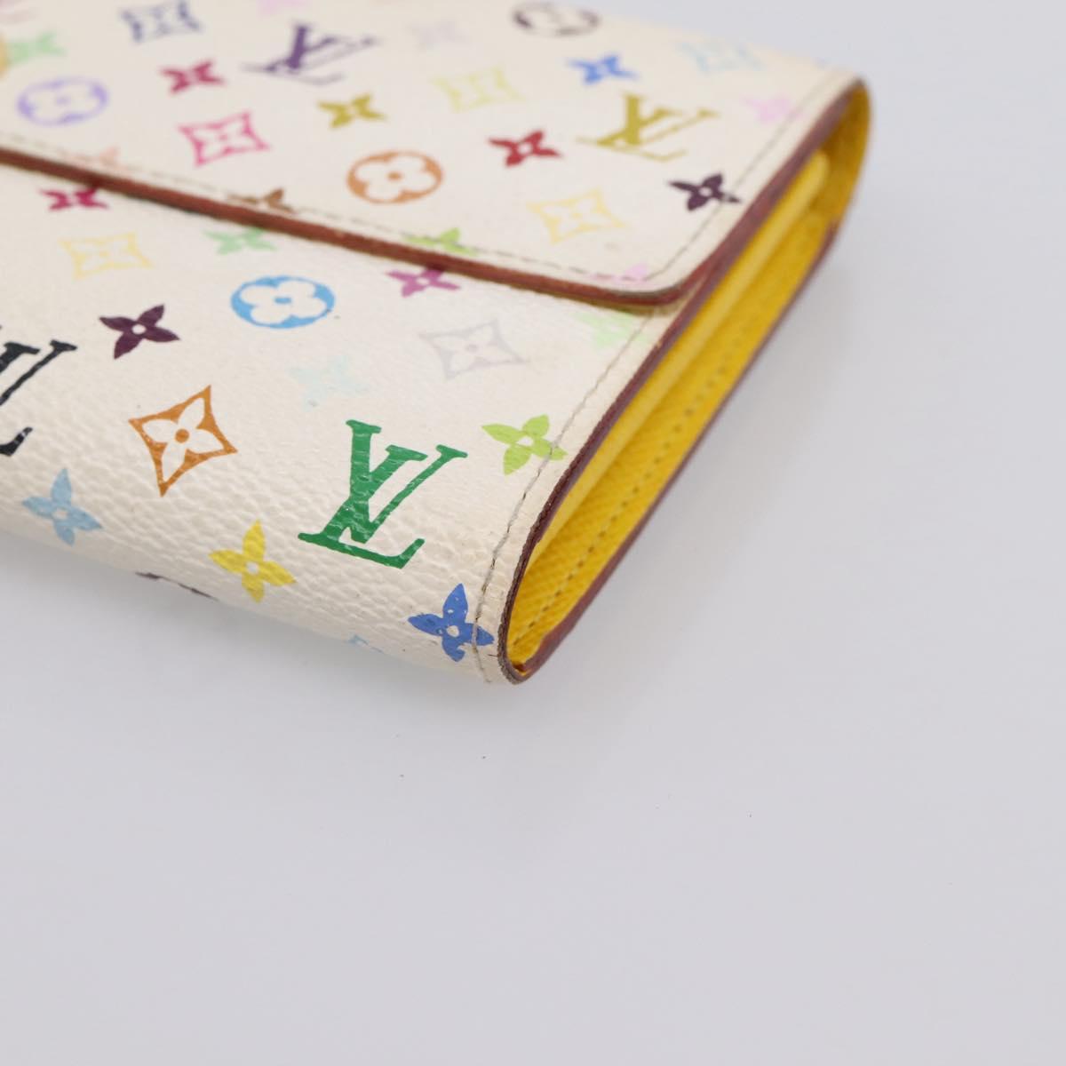 LOUIS VUITTON Monogram Multicolor Portefeuille Sarah Wallet M93745 Auth 206307