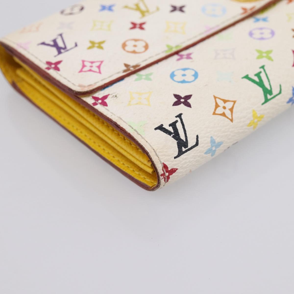 LOUIS VUITTON Monogram Multicolor Portefeuille Sarah Wallet M93745 Auth 206307
