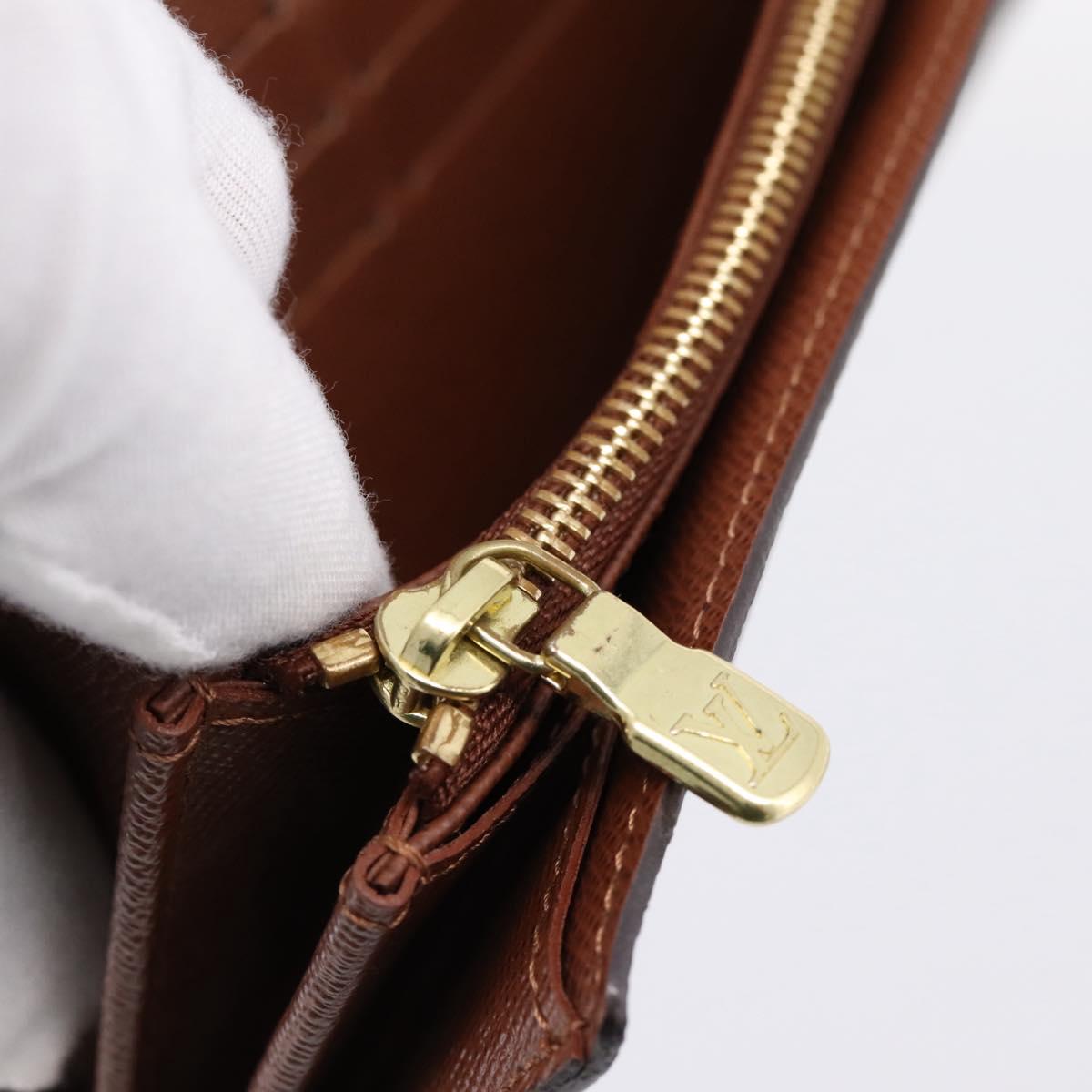 LOUIS VUITTON Monogram Portefeuille Sarah Long Wallet M61734 LV Auth 206309