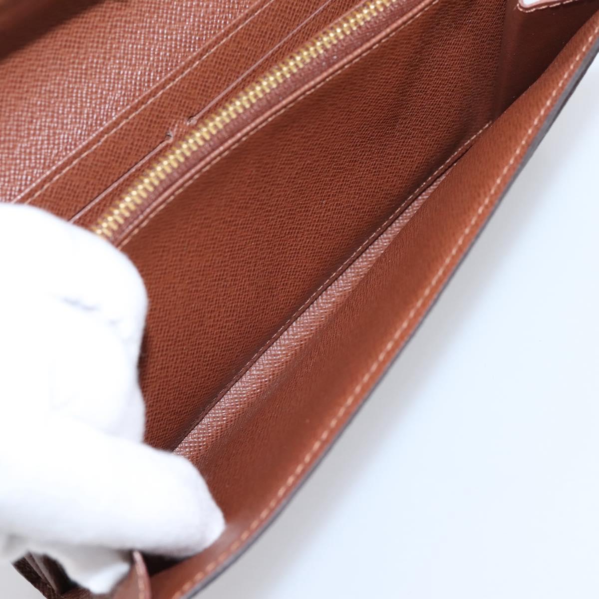 LOUIS VUITTON Monogram Portefeuille Sarah Long Wallet M61734 LV Auth 206309