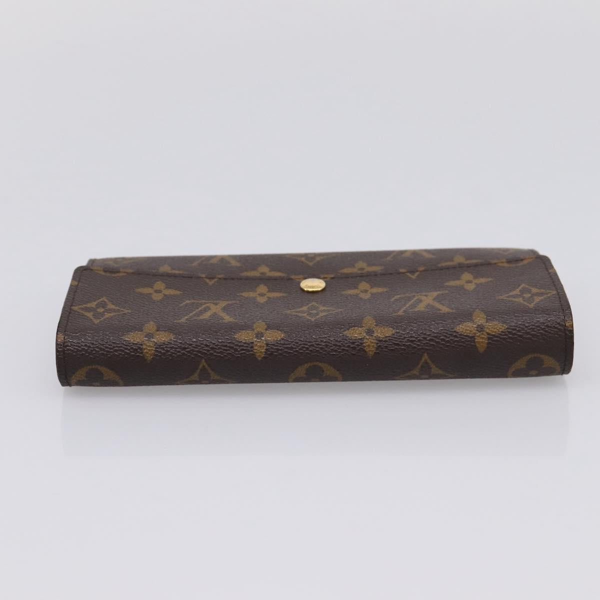 LOUIS VUITTON Monogram Portefeuille Sarah Long Wallet M61734 LV Auth 206309