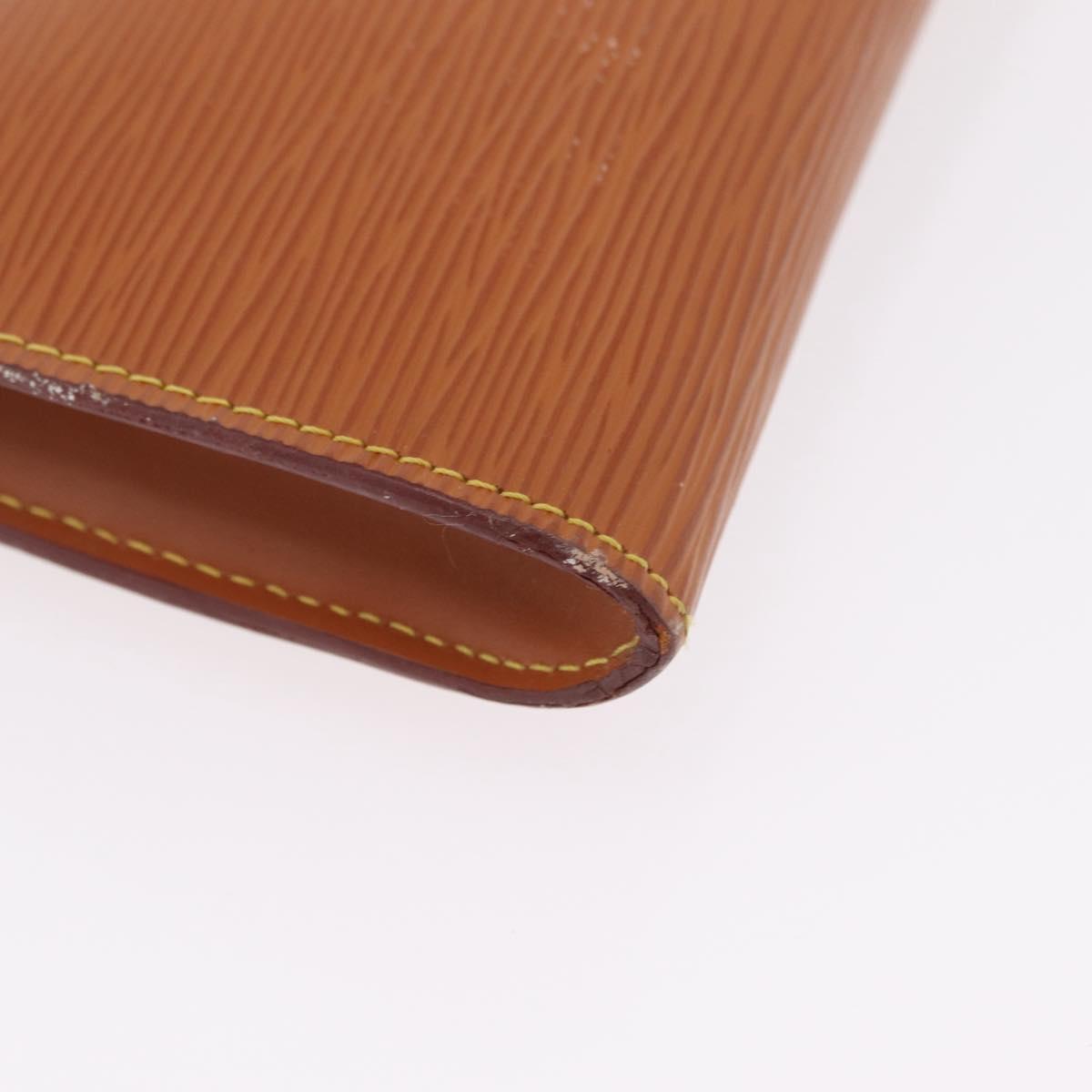LOUIS VUITTON Epi Pochette Accessoires Pouch Zipangu Gold M52948 LV Auth 206319