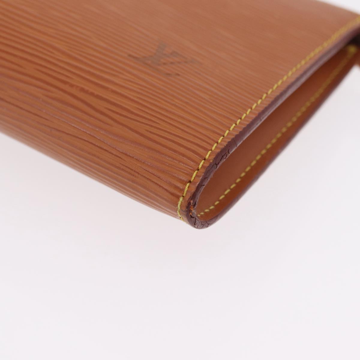 LOUIS VUITTON Epi Pochette Accessoires Pouch Zipangu Gold M52948 LV Auth 206319