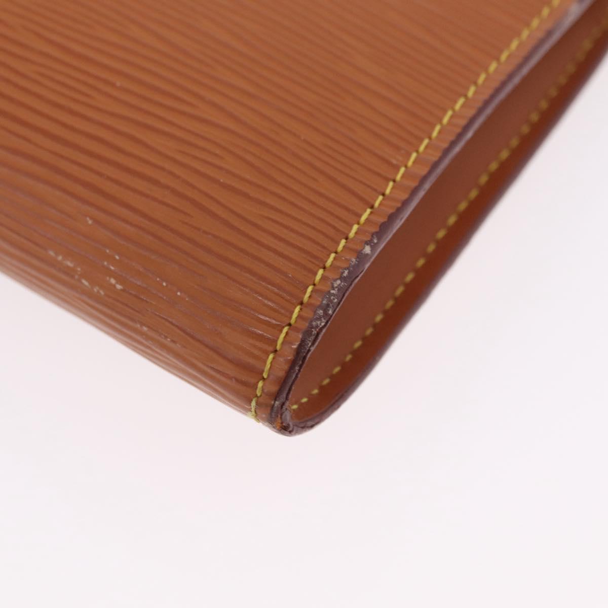 LOUIS VUITTON Epi Pochette Accessoires Pouch Zipangu Gold M52948 LV Auth 206319