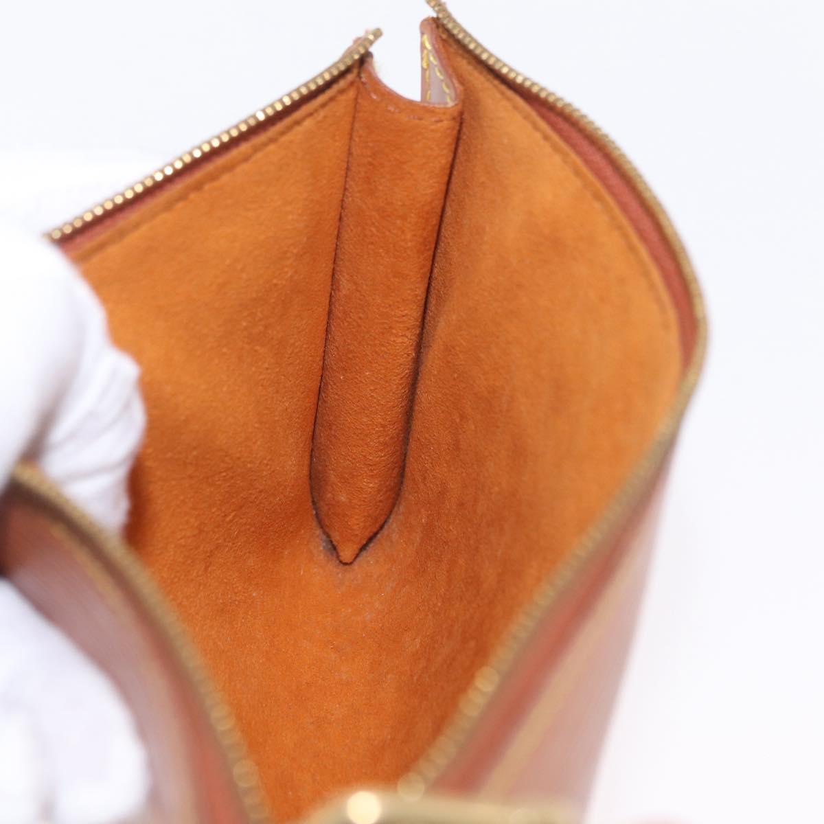 LOUIS VUITTON Epi Pochette Accessoires Pouch Zipangu Gold M52948 LV Auth 206319
