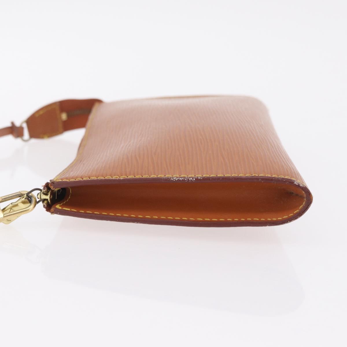 LOUIS VUITTON Epi Pochette Accessoires Pouch Zipangu Gold M52948 LV Auth 206319