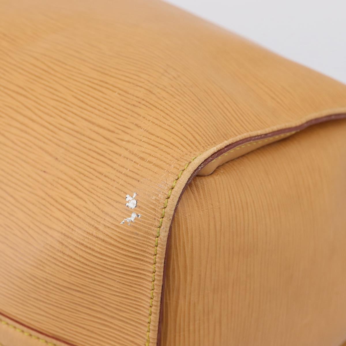 LOUIS VUITTON Epi Speedy 35 Hand Bag Zipangu Gold LV Auth 206327