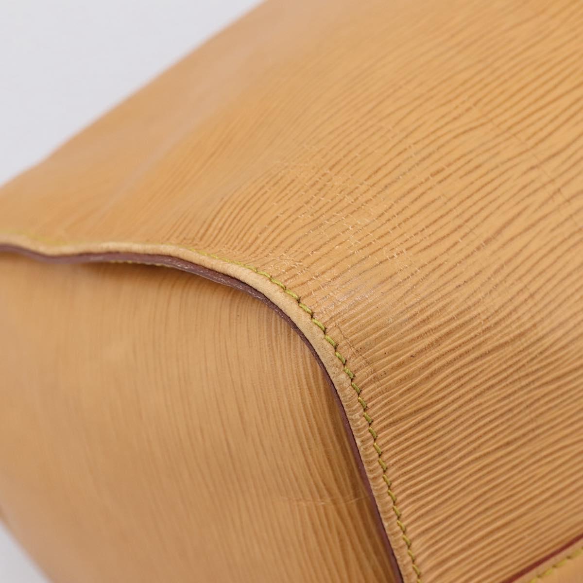 LOUIS VUITTON Epi Speedy 35 Hand Bag Zipangu Gold LV Auth 206327