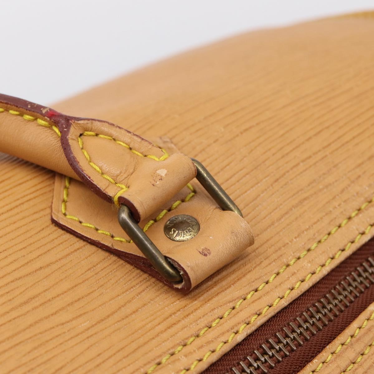 LOUIS VUITTON Epi Speedy 35 Hand Bag Zipangu Gold LV Auth 206327