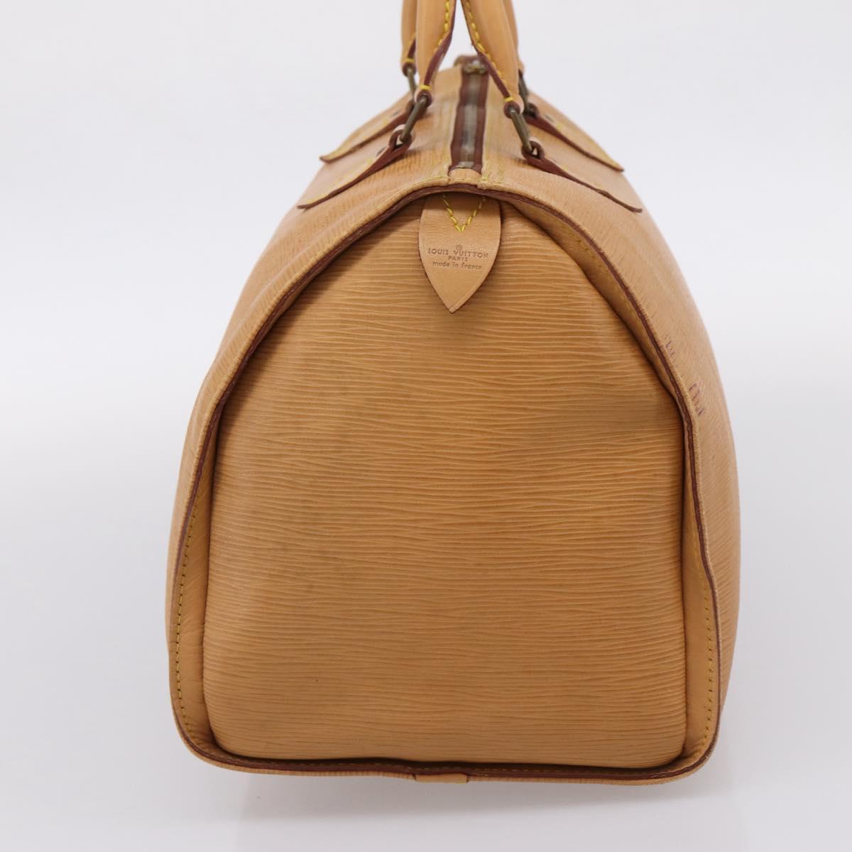 LOUIS VUITTON Epi Speedy 35 Hand Bag Zipangu Gold LV Auth 206327