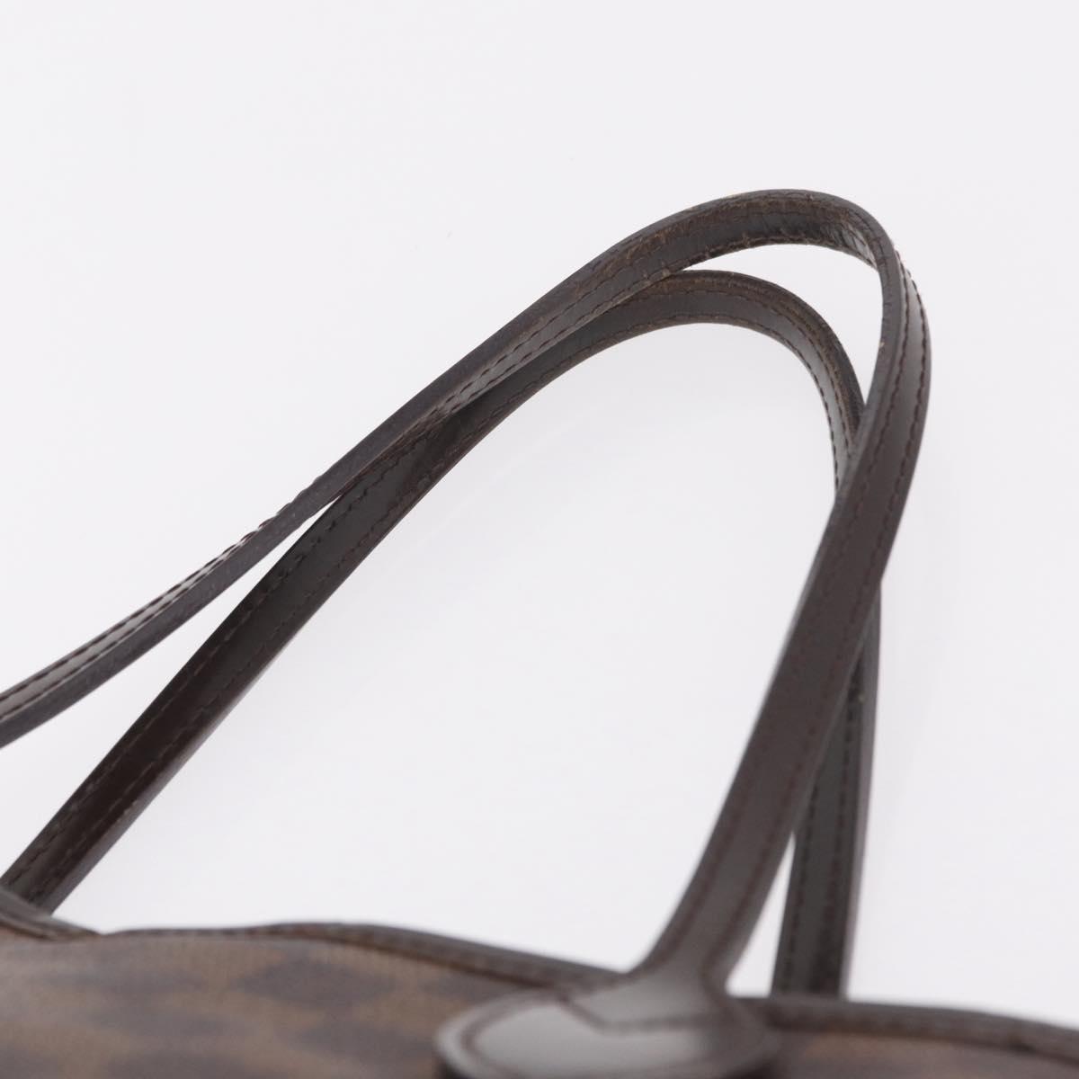 LOUIS VUITTON Damier Ebene Neverfull PM Tote Bag N51109 LV Auth 206336