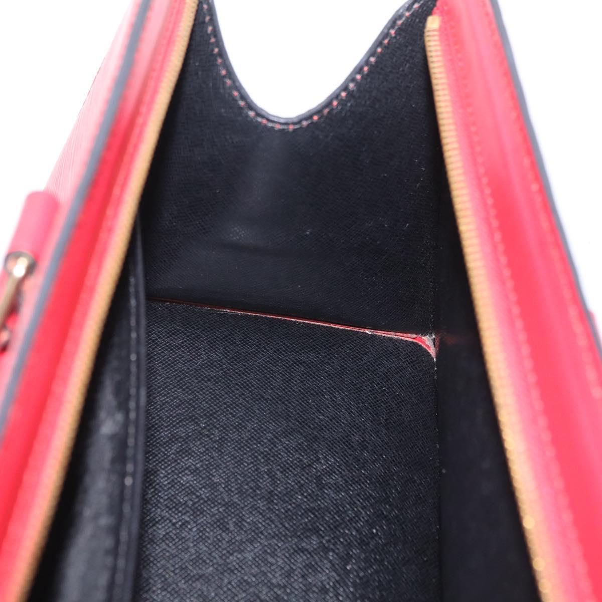 LOUIS VUITTON Epi Sac Triangle Hand Bag Red M52097 LV Auth 206342