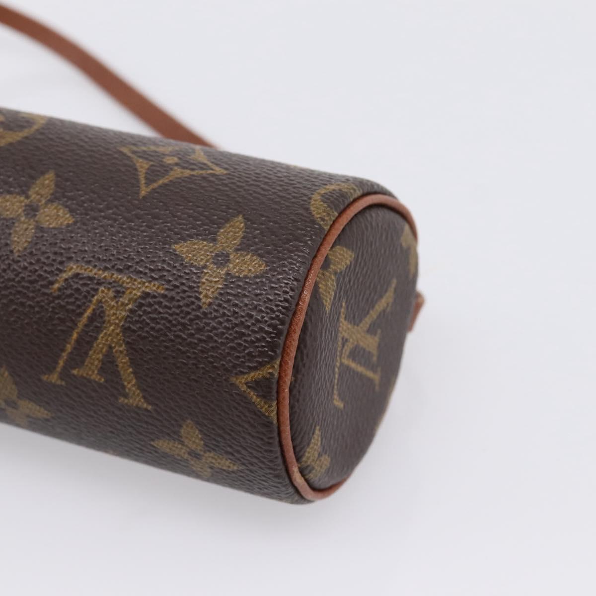 LOUIS VUITTON Monogram Papillon Pouch Pouch LV Auth 206345