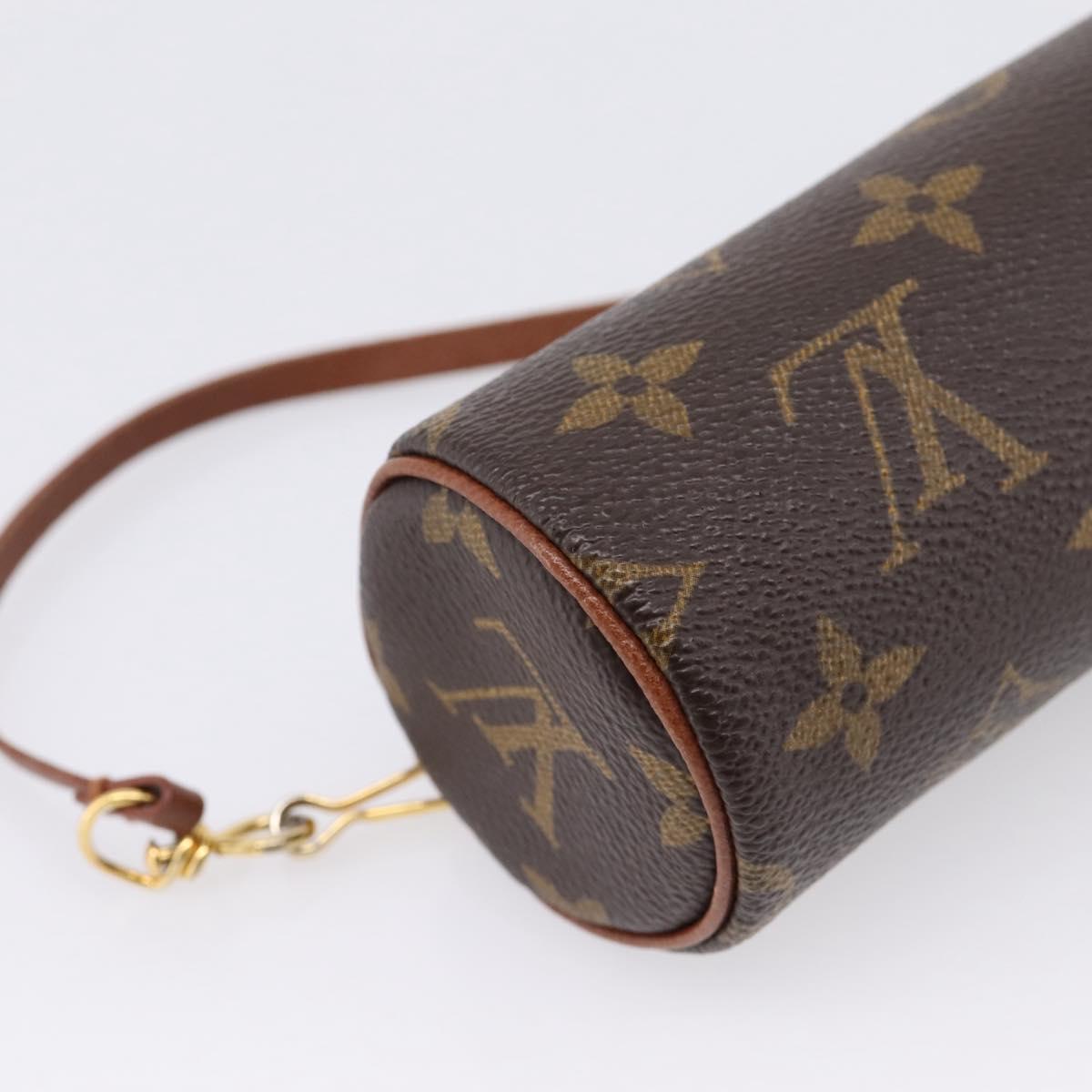 LOUIS VUITTON Monogram Papillon Pouch Pouch LV Auth 206345