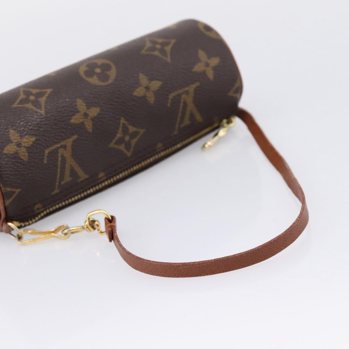 LOUIS VUITTON Monogram Papillon Pouch Pouch LV Auth 206345