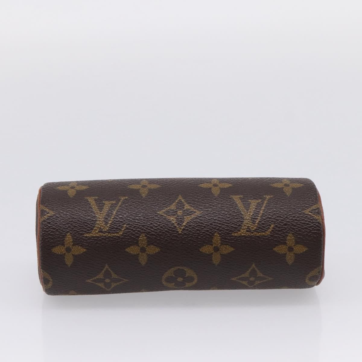 LOUIS VUITTON Monogram Papillon Pouch Pouch LV Auth 206345
