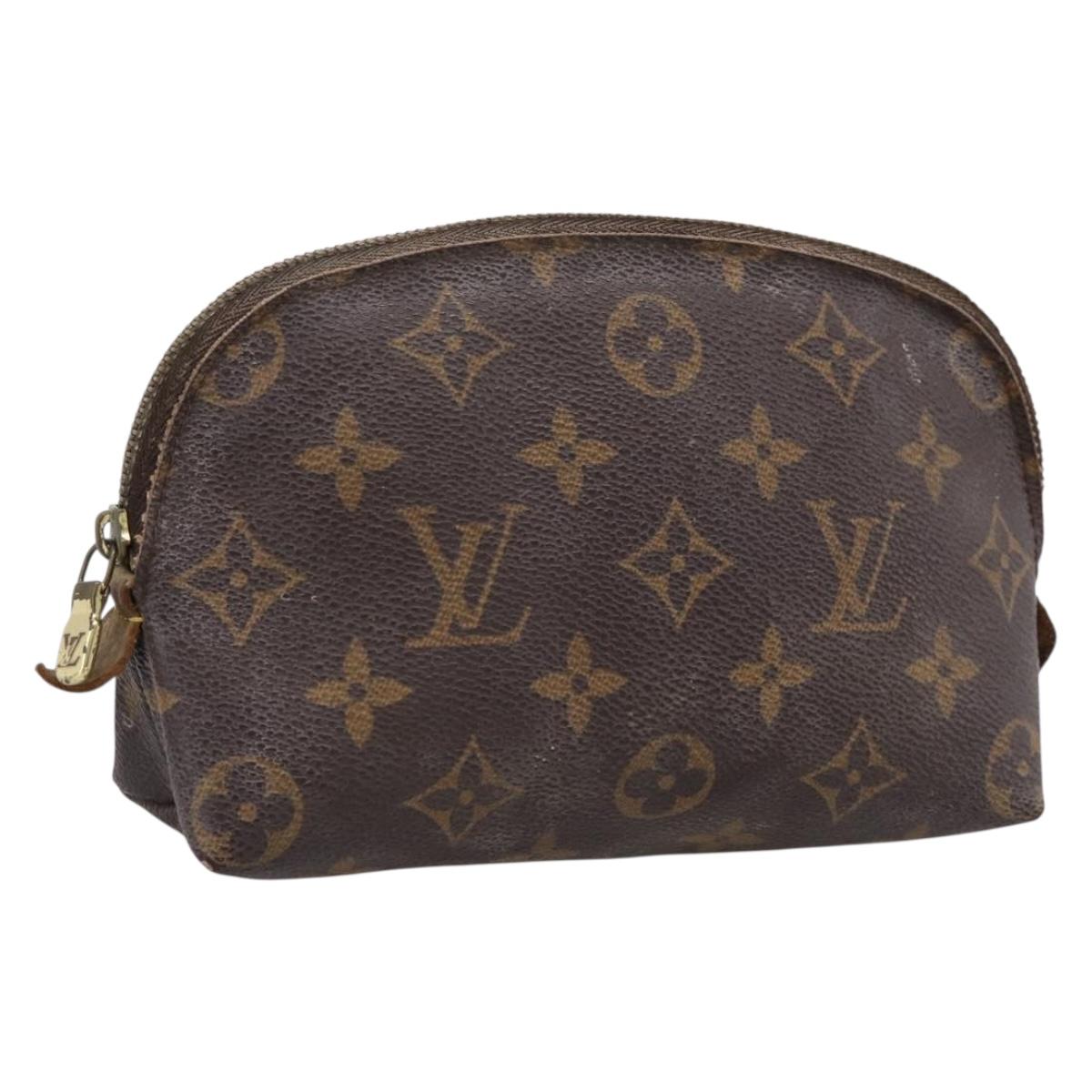 LOUIS VUITTON Monogram Pochette Cosmetic PM Pouch M43998 LV Auth 206348
