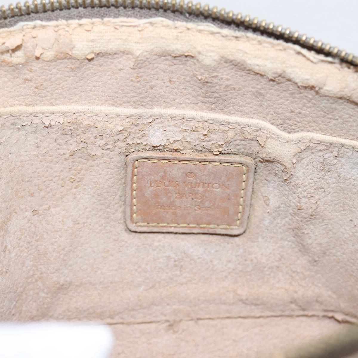 LOUIS VUITTON Monogram Pochette Cosmetic PM Pouch M43998 LV Auth 206348