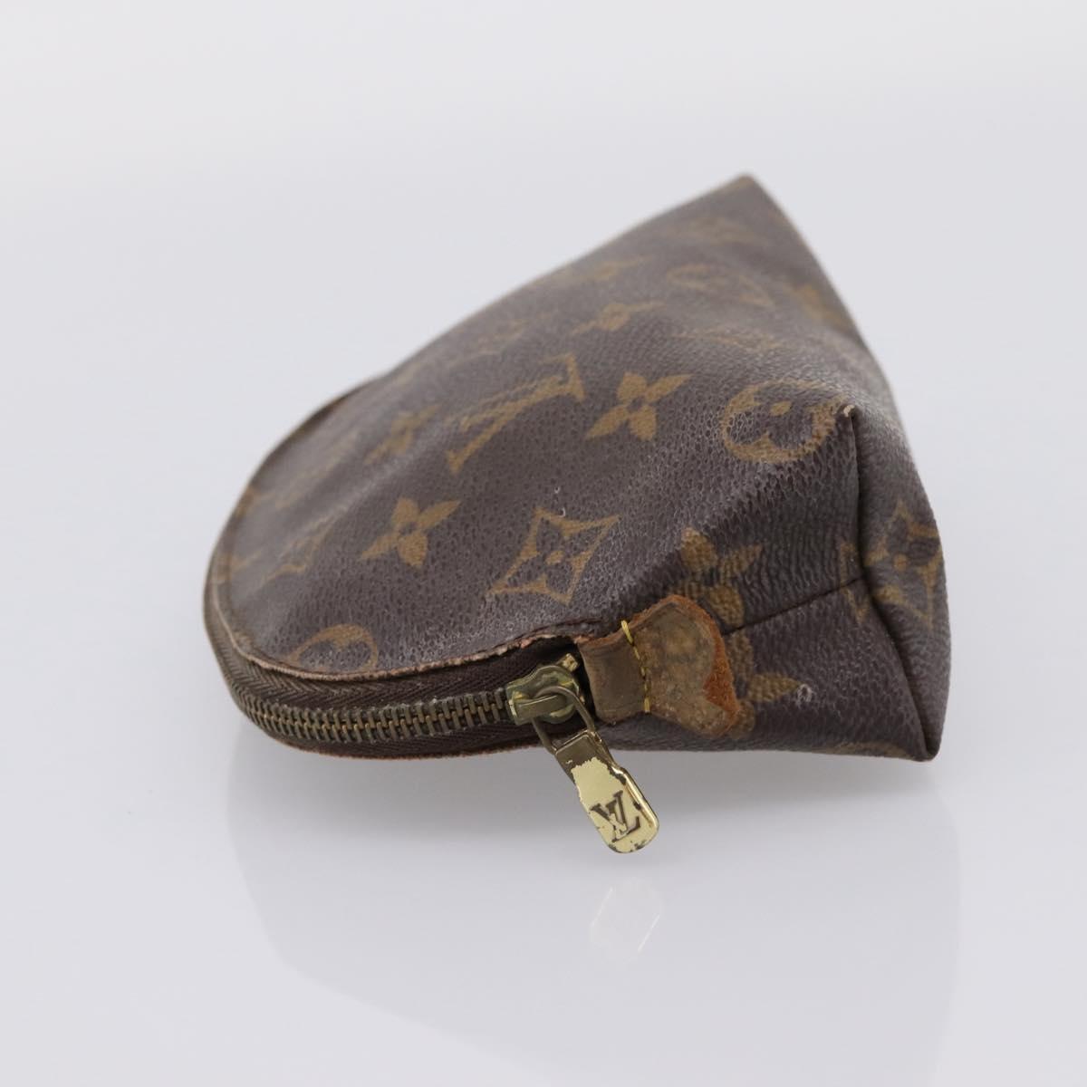 LOUIS VUITTON Monogram Pochette Cosmetic PM Pouch M43998 LV Auth 206348