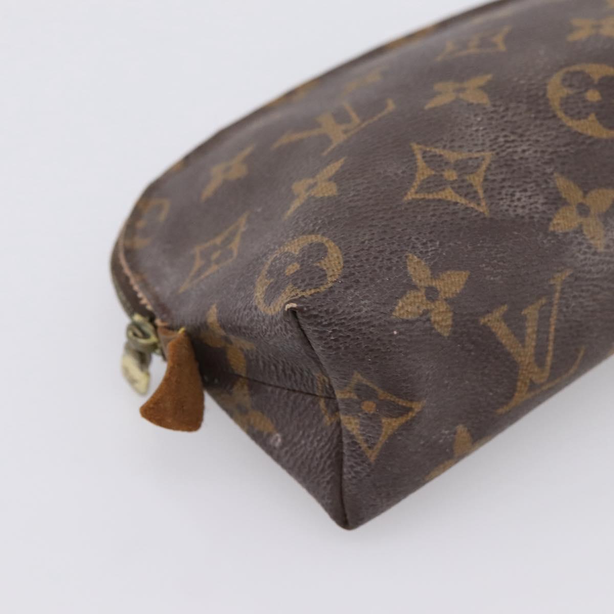 LOUIS VUITTON Monogram Pochette Cosmetic PM Pouch M43998 LV Auth 206348