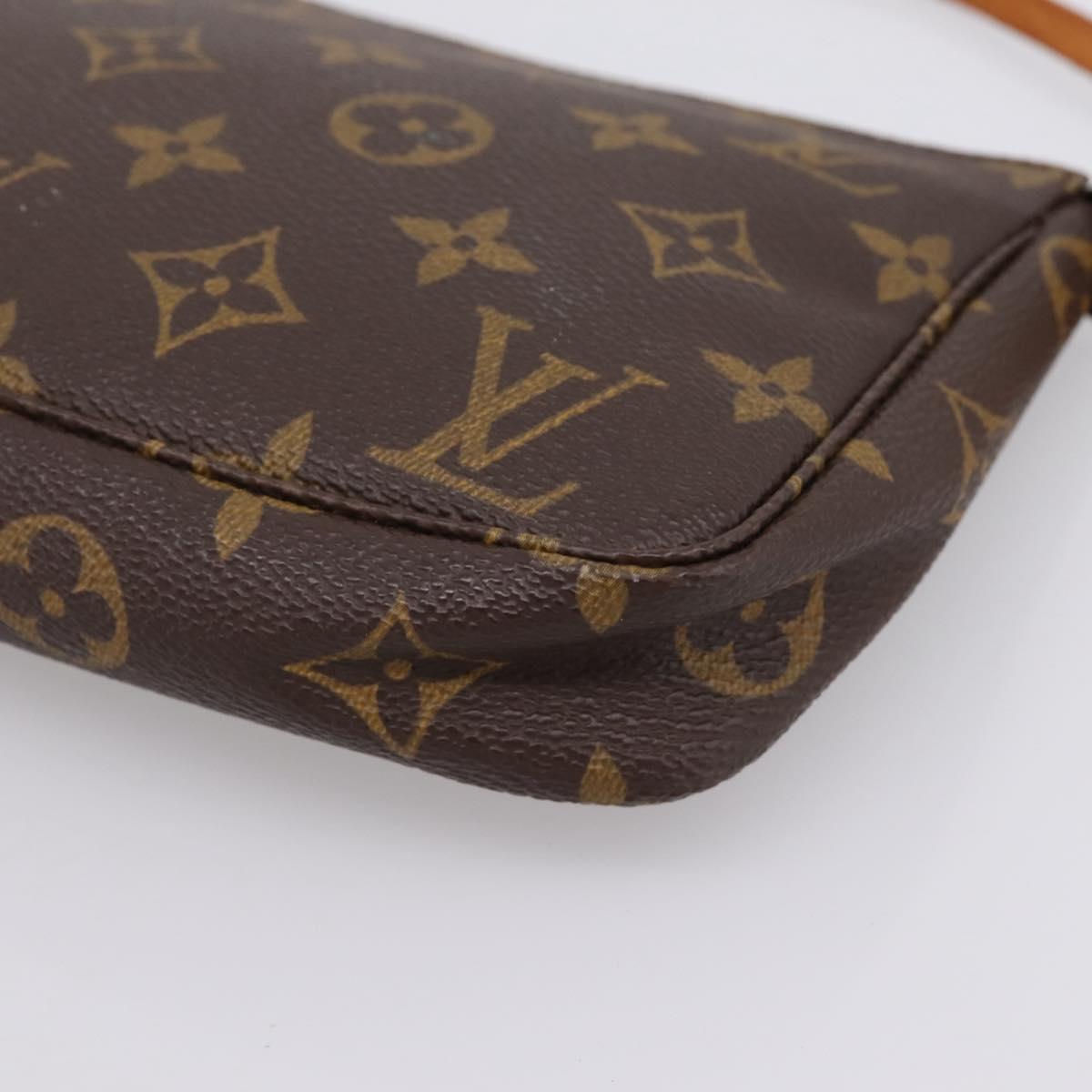 LOUIS VUITTON Monogram Pochette Accessoires Pouch M51980 LV Auth 206354A