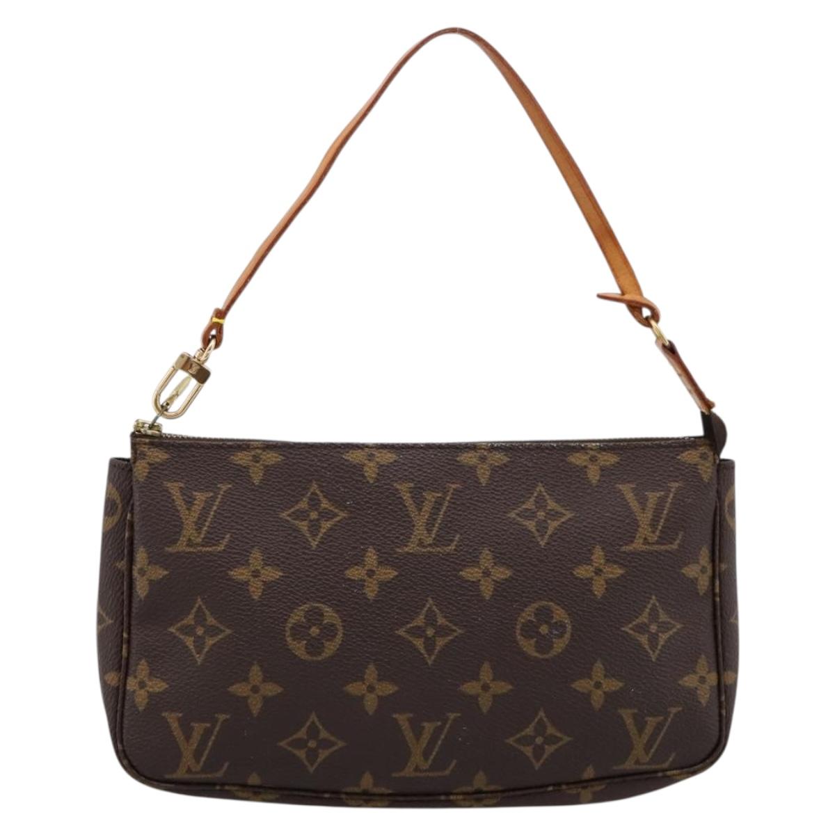 LOUIS VUITTON Monogram Pochette Accessoires Pouch M51980 LV Auth 206354A