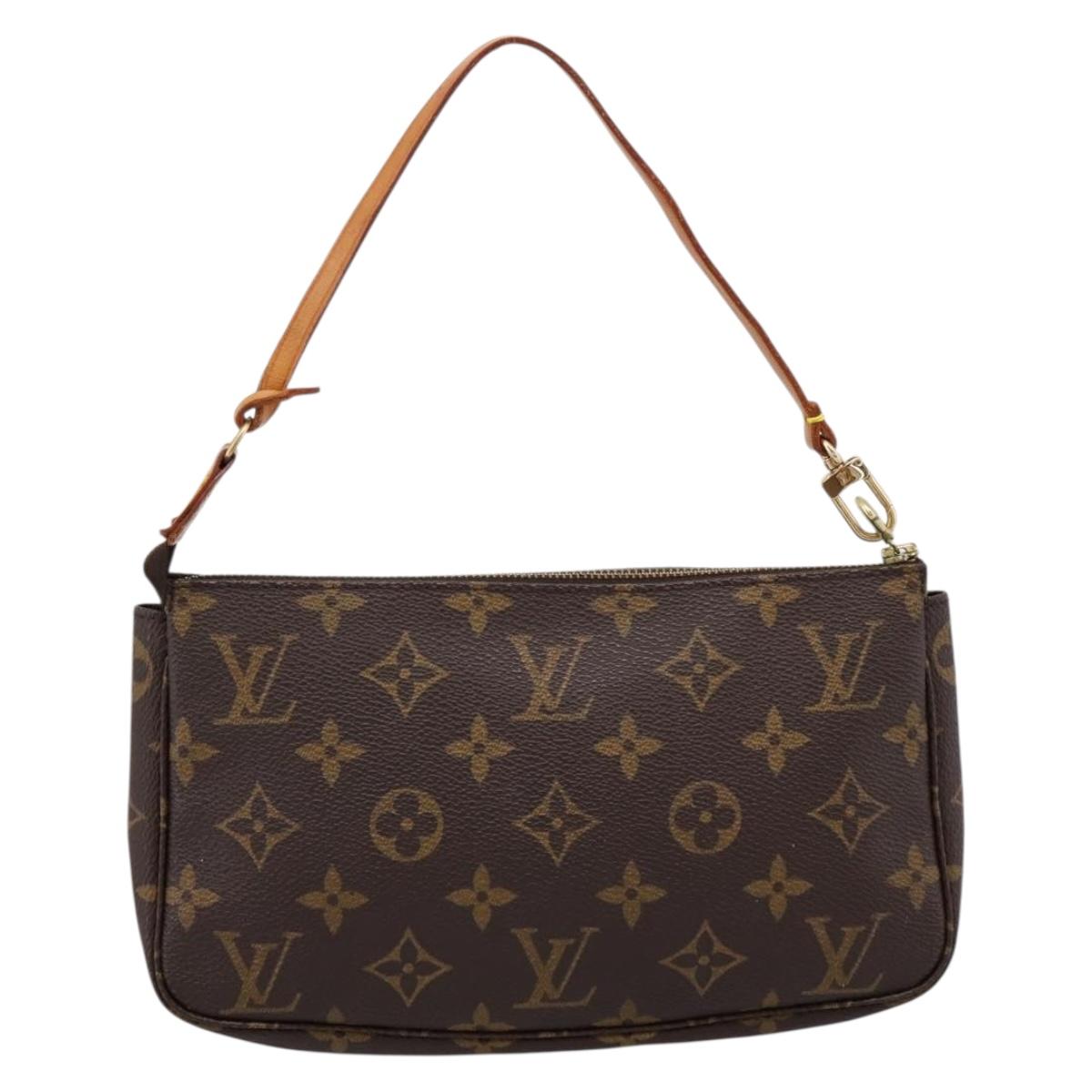 LOUIS VUITTON Monogram Pochette Accessoires Pouch M51980 LV Auth 206354A