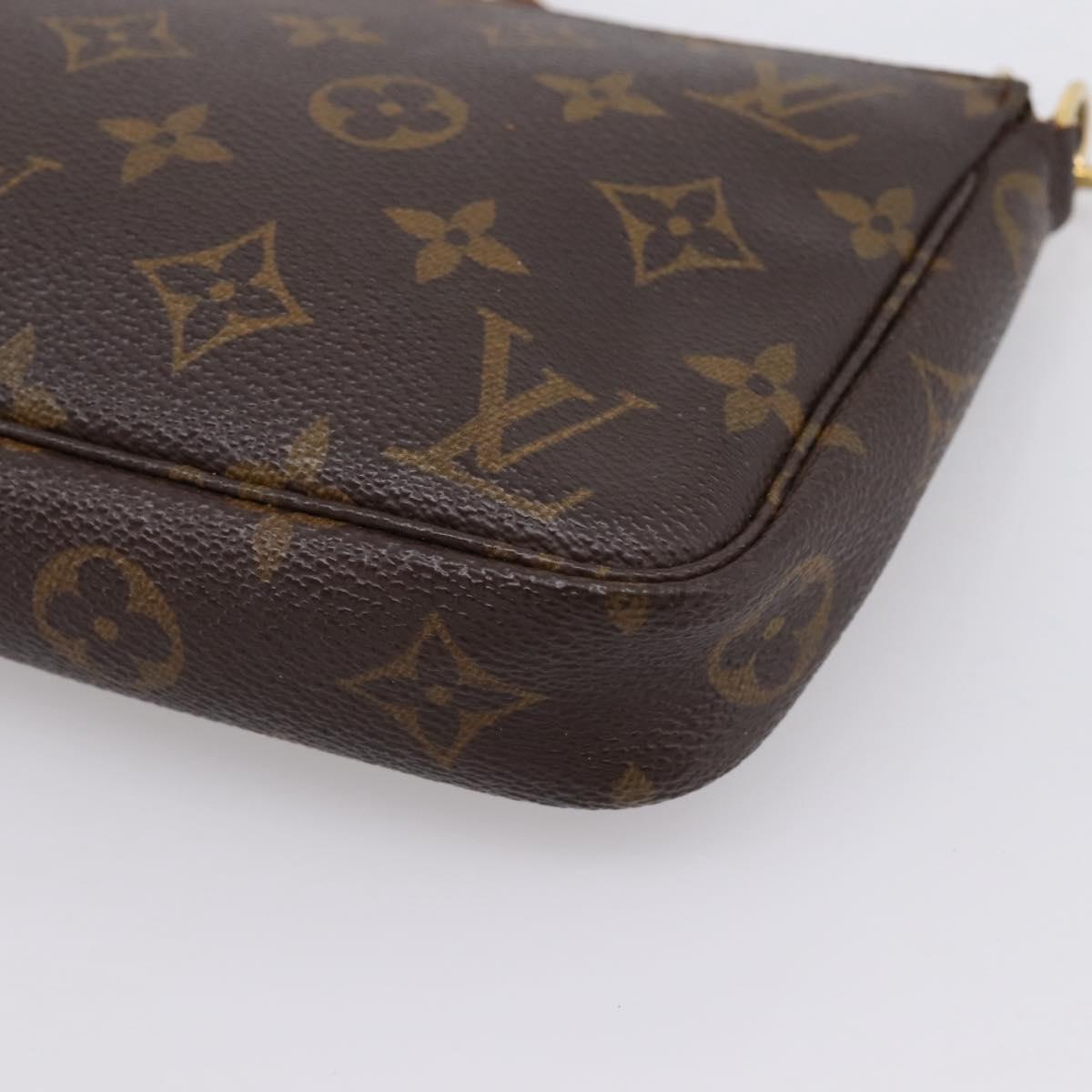 LOUIS VUITTON Monogram Pochette Accessoires Pouch M51980 LV Auth 206355