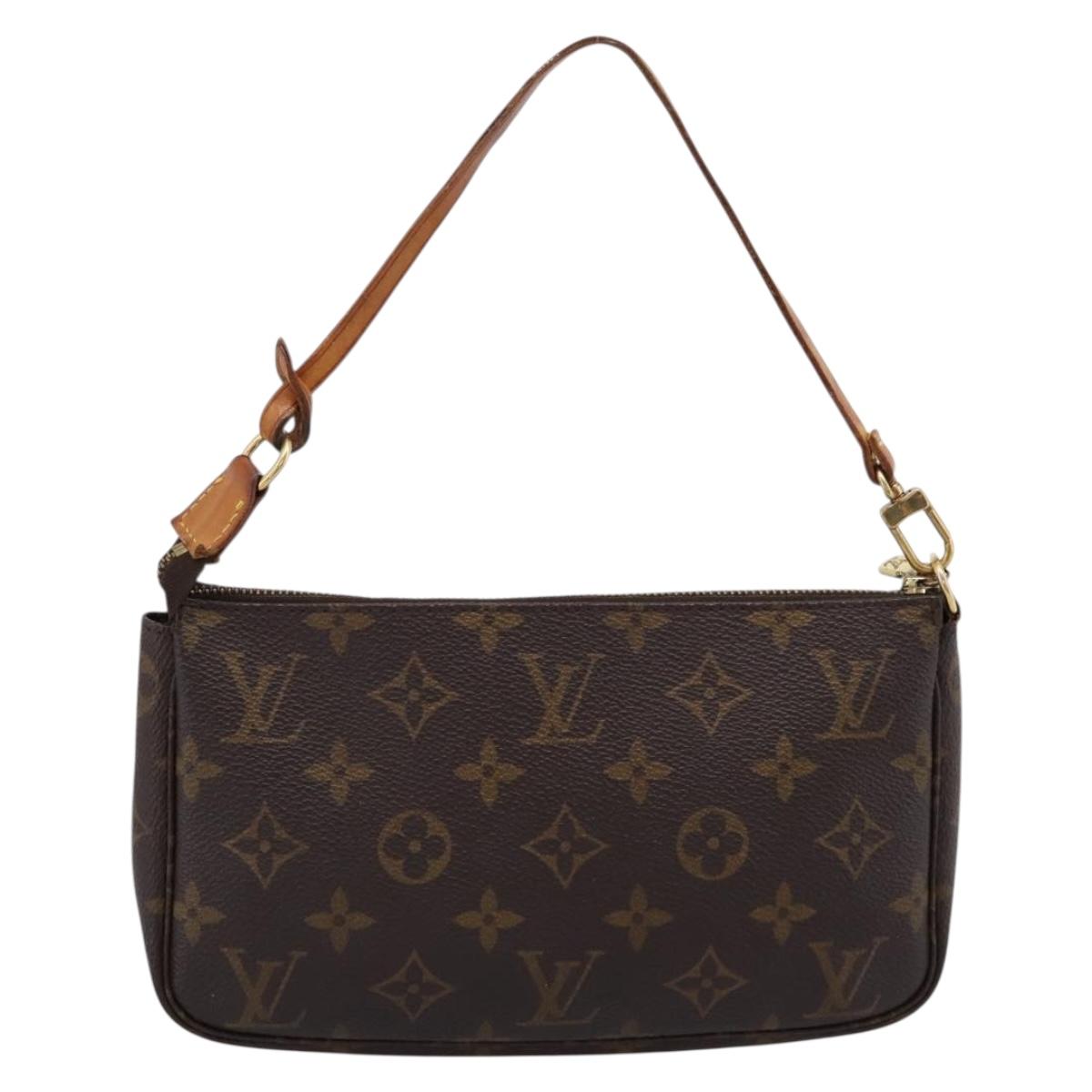 LOUIS VUITTON Monogram Pochette Accessoires Pouch M51980 LV Auth 206355