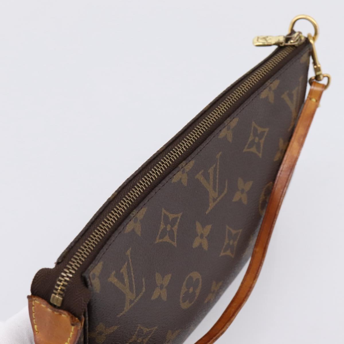 LOUIS VUITTON Monogram Pochette Accessoires Pouch M51980 LV Auth 206355