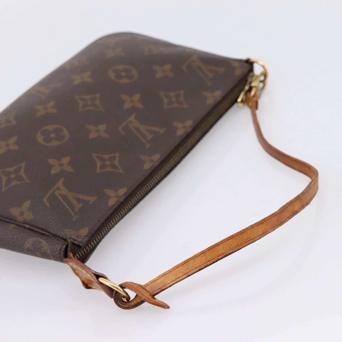 LOUIS VUITTON Monogram Pochette Accessoires Pouch M51980 LV Auth 206355