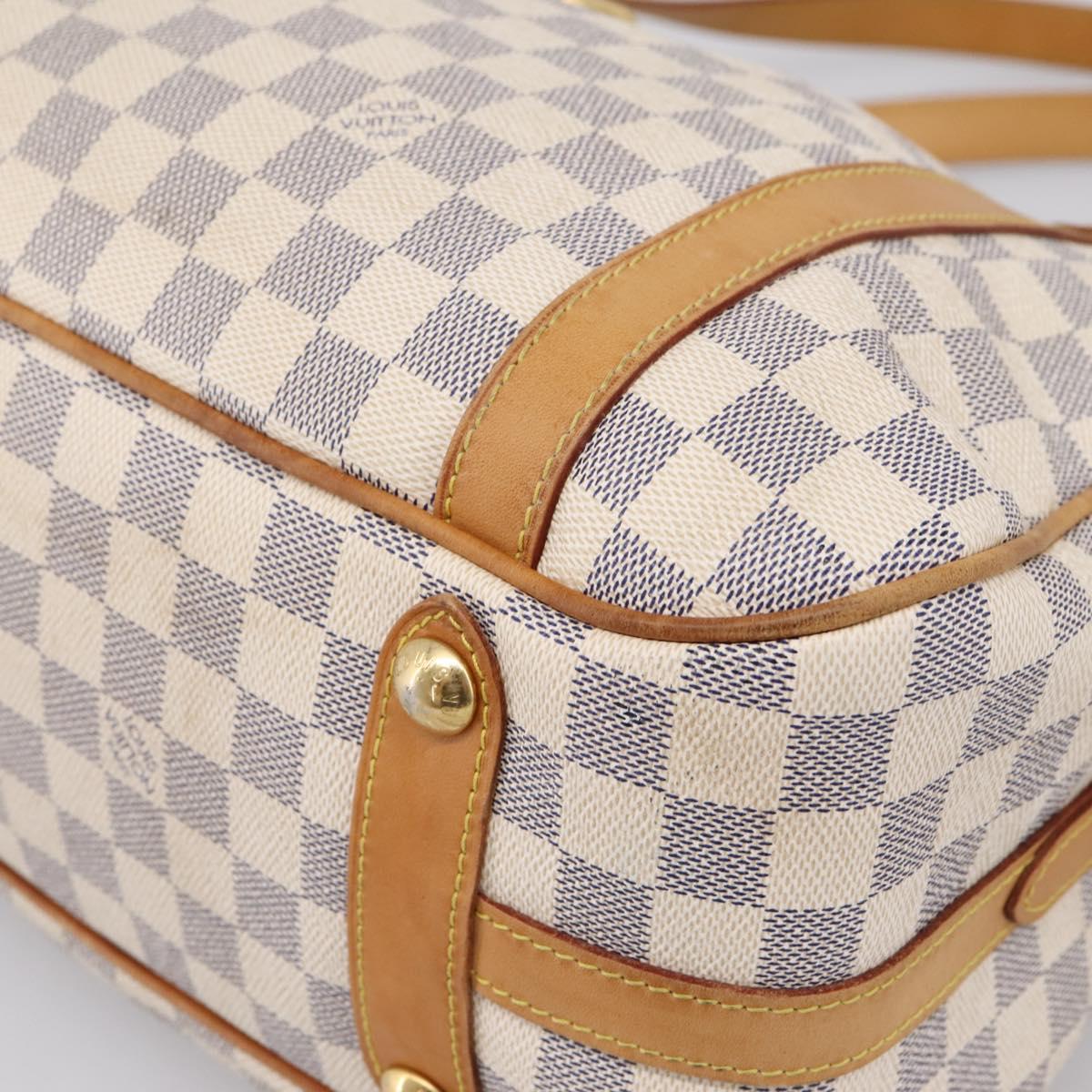 LOUIS VUITTON Damier Azur Stresa GM Tote Bag M51186 LV Auth 206362A