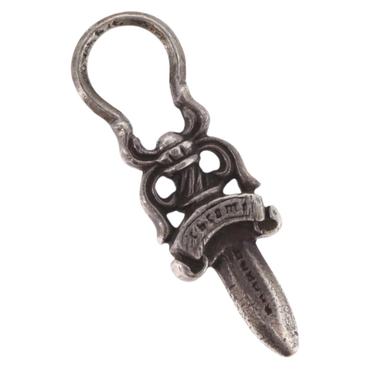 Chrome Hearts Dagger Pendant Top Ag925 Silver Auth 206381M