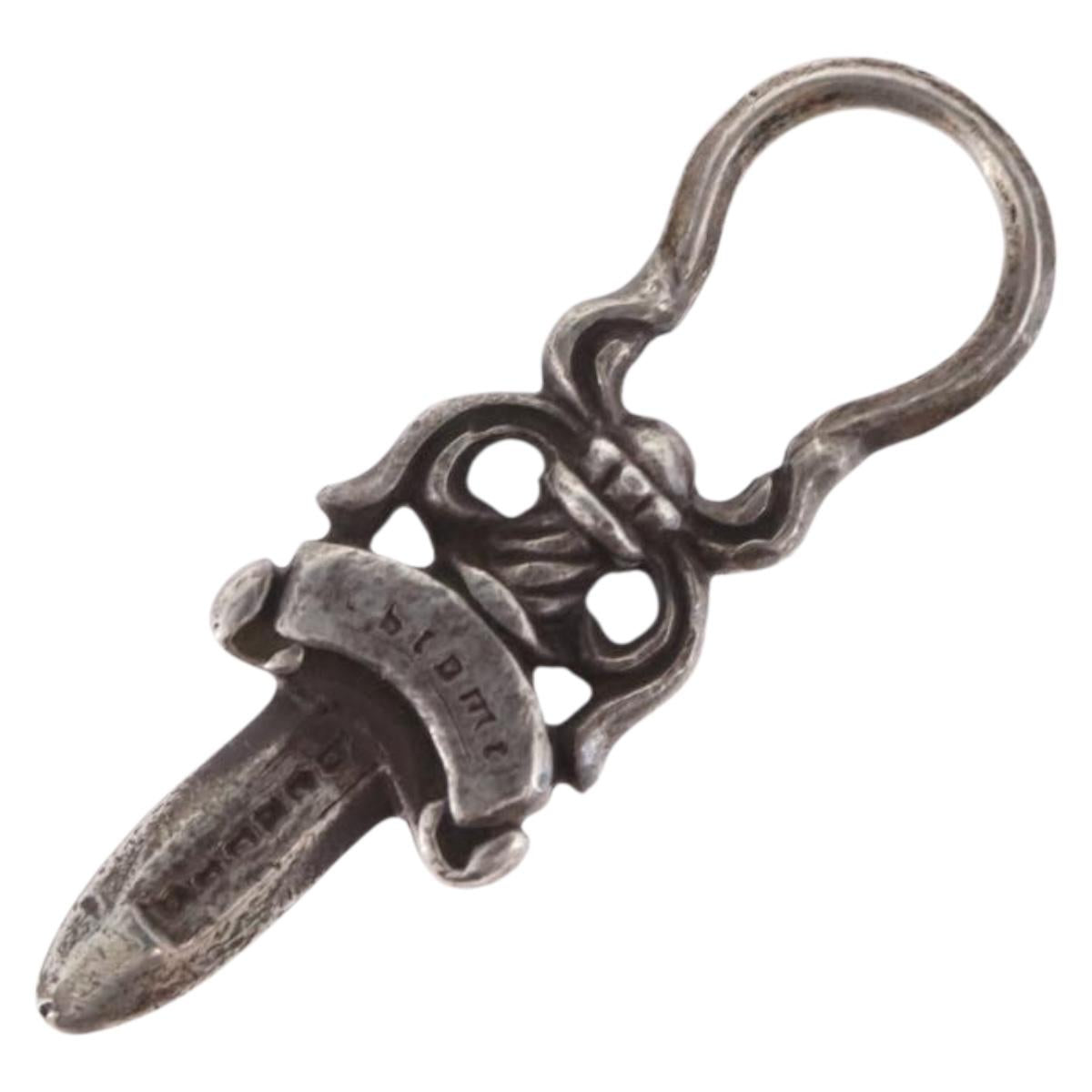 Chrome Hearts Dagger Pendant Top Ag925 Silver Auth 206381M