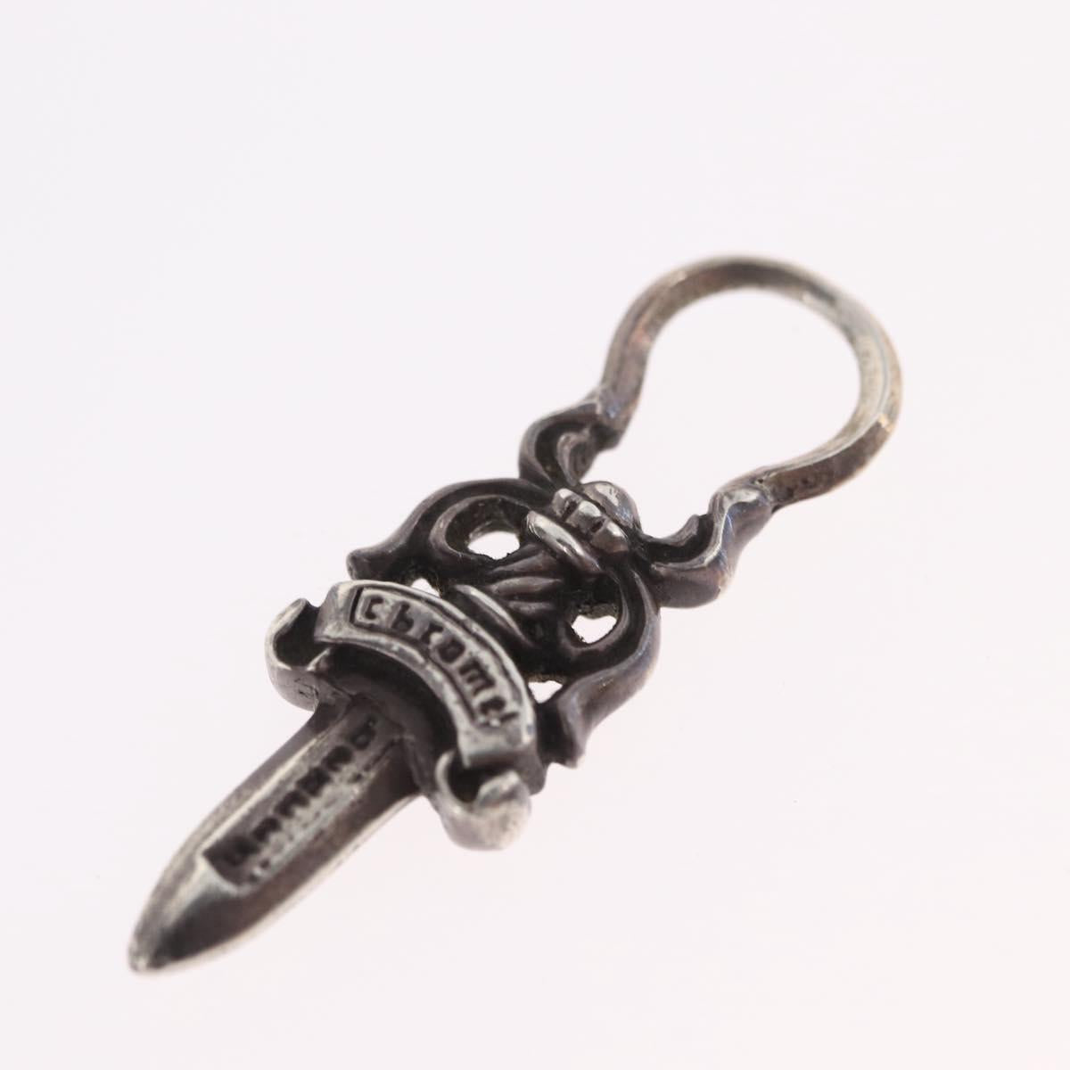 Chrome Hearts Dagger Pendant Top Ag925 Silver Auth 206382M