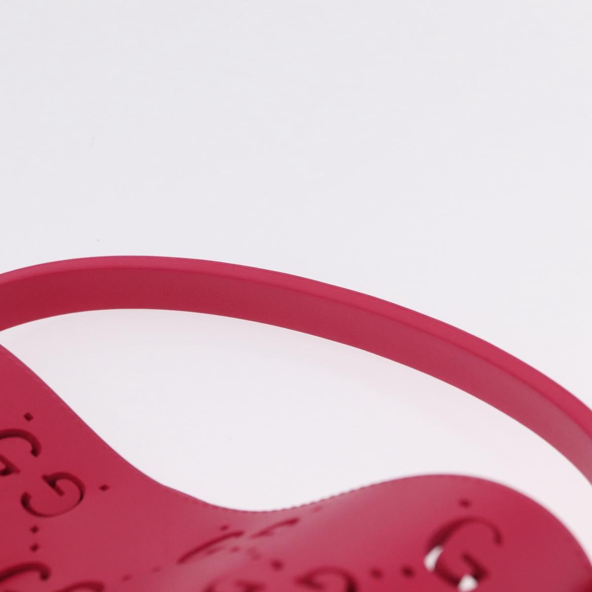 GUCCI Hand Bag Rubber Pink 723051 Auth 206394M