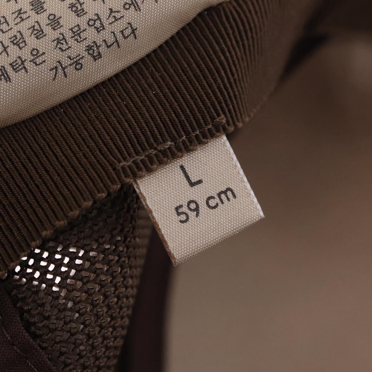 GUCCI GG Supreme GUCCIxDisney Cap PVC L Beige 648843 Auth 206396M