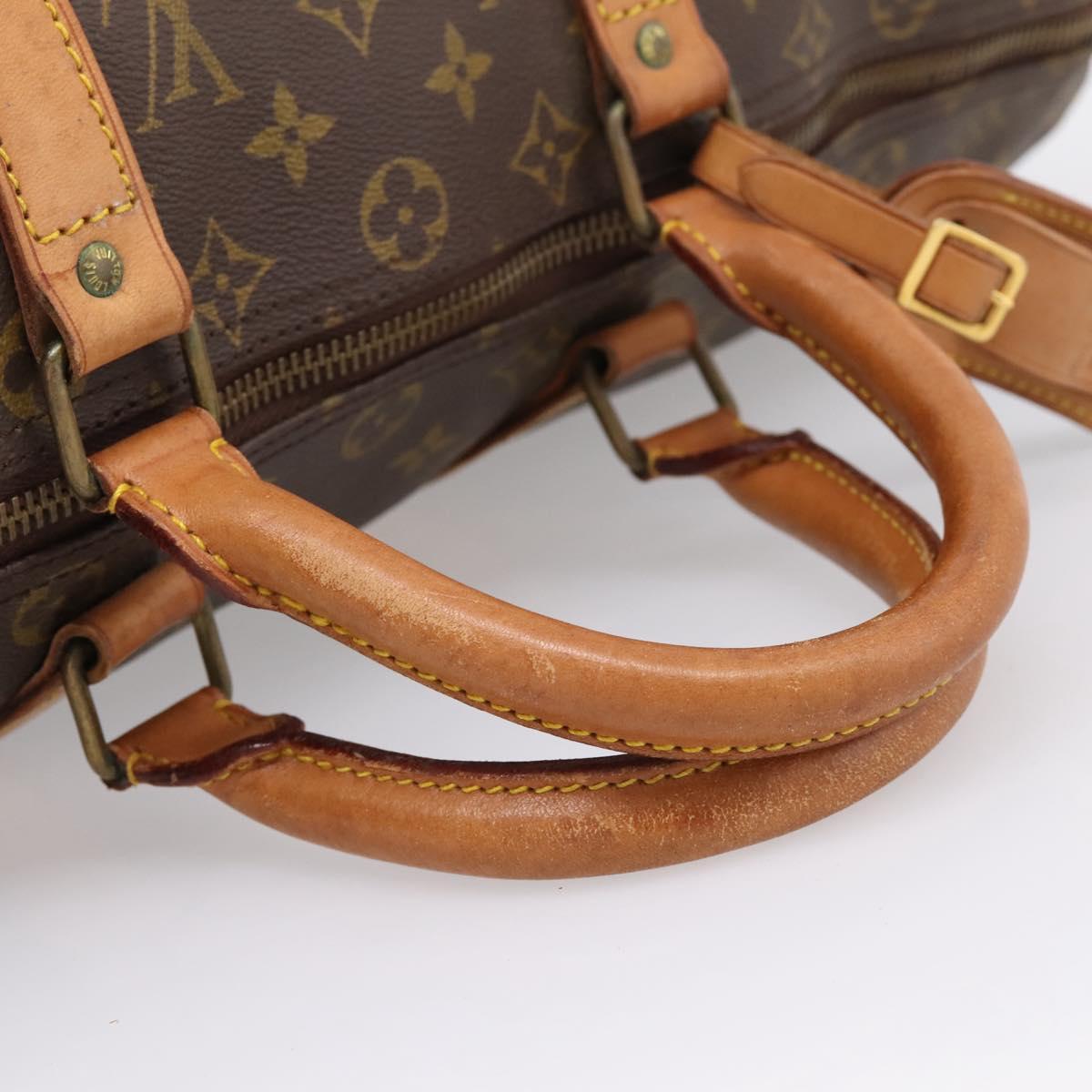 LOUIS VUITTON Monogram Keepall 50 Boston Bag Vintage M41426 LV Auth 206424