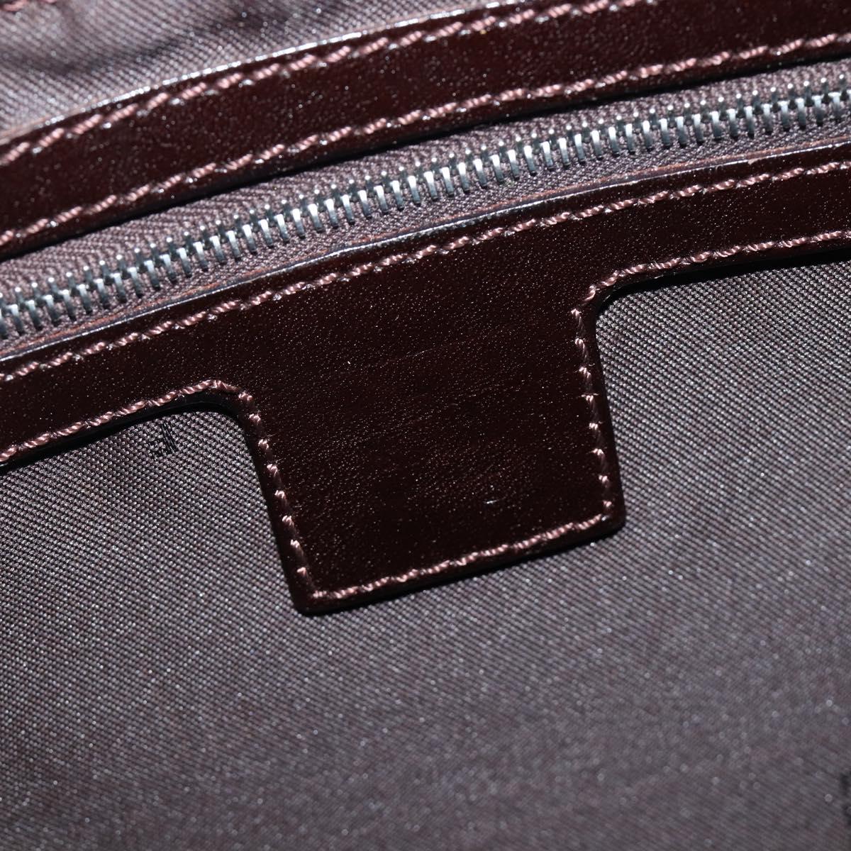FENDI Zucca Canvas Mamma Baguette Shoulder Bag Brown Black 26727 Auth 206478V