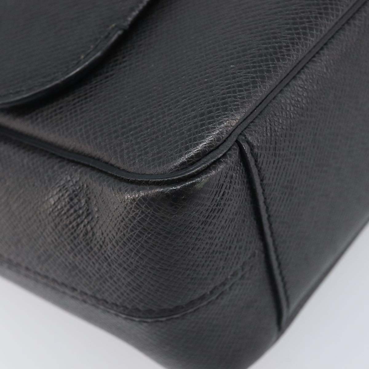 LOUIS VUITTON Taiga Roman MM Shoulder Bag Ardoise M32682 LV Auth 206484V