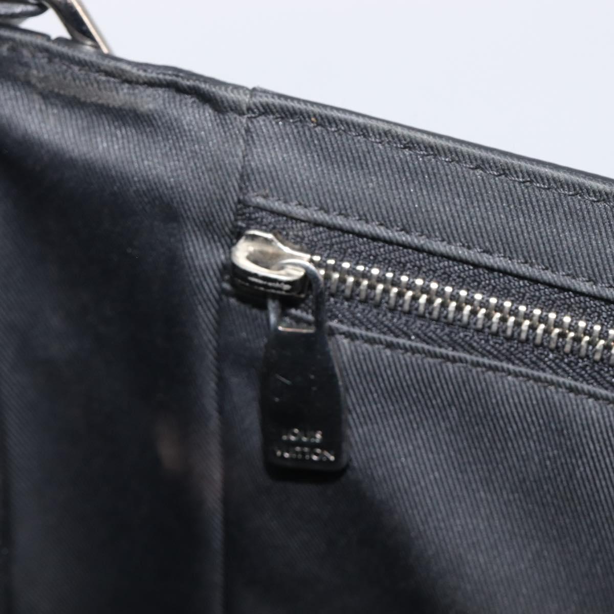 LOUIS VUITTON Taiga Roman MM Shoulder Bag Ardoise M32682 LV Auth 206484V