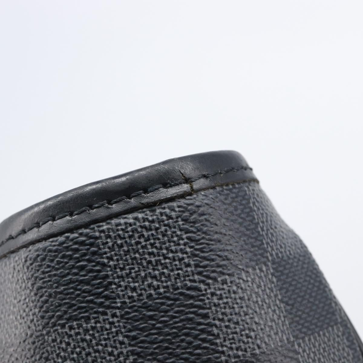 LOUIS VUITTON Damier Graphite Tadao Shoulder Bag 2way N51192 LV Auth 206485V