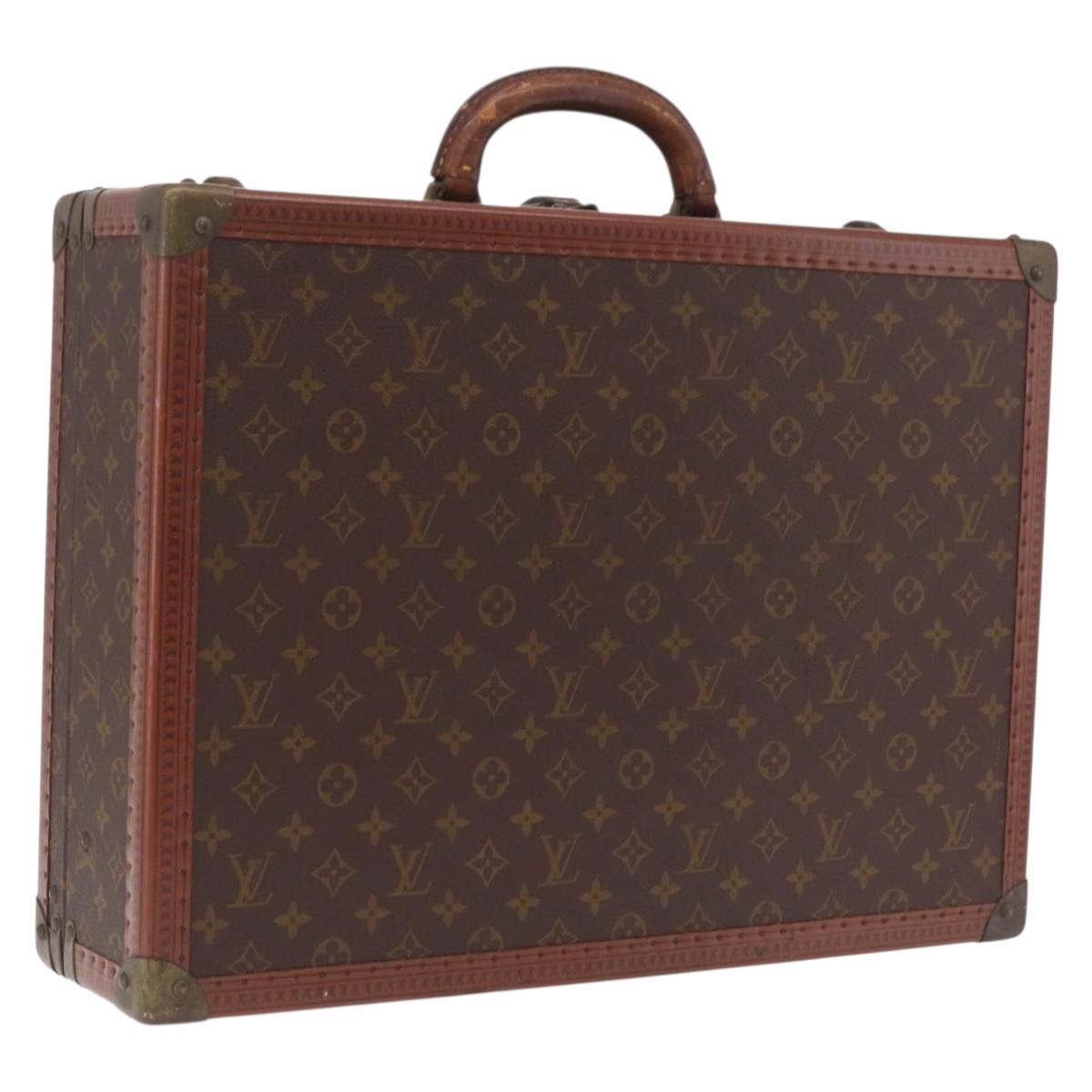 LOUIS VUITTON Monogram Cotoville 50 Trunk LV Auth 206492A