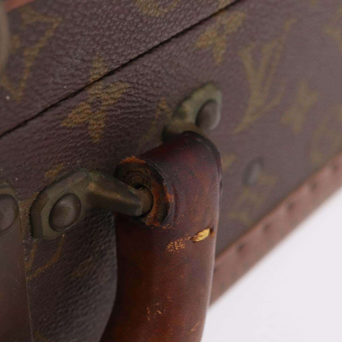 LOUIS VUITTON Monogram Cotoville 50 Trunk LV Auth 206492A