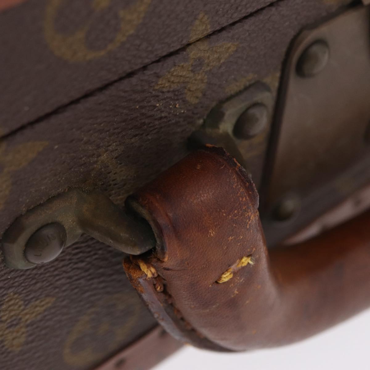 LOUIS VUITTON Monogram Cotoville 50 Trunk LV Auth 206492A