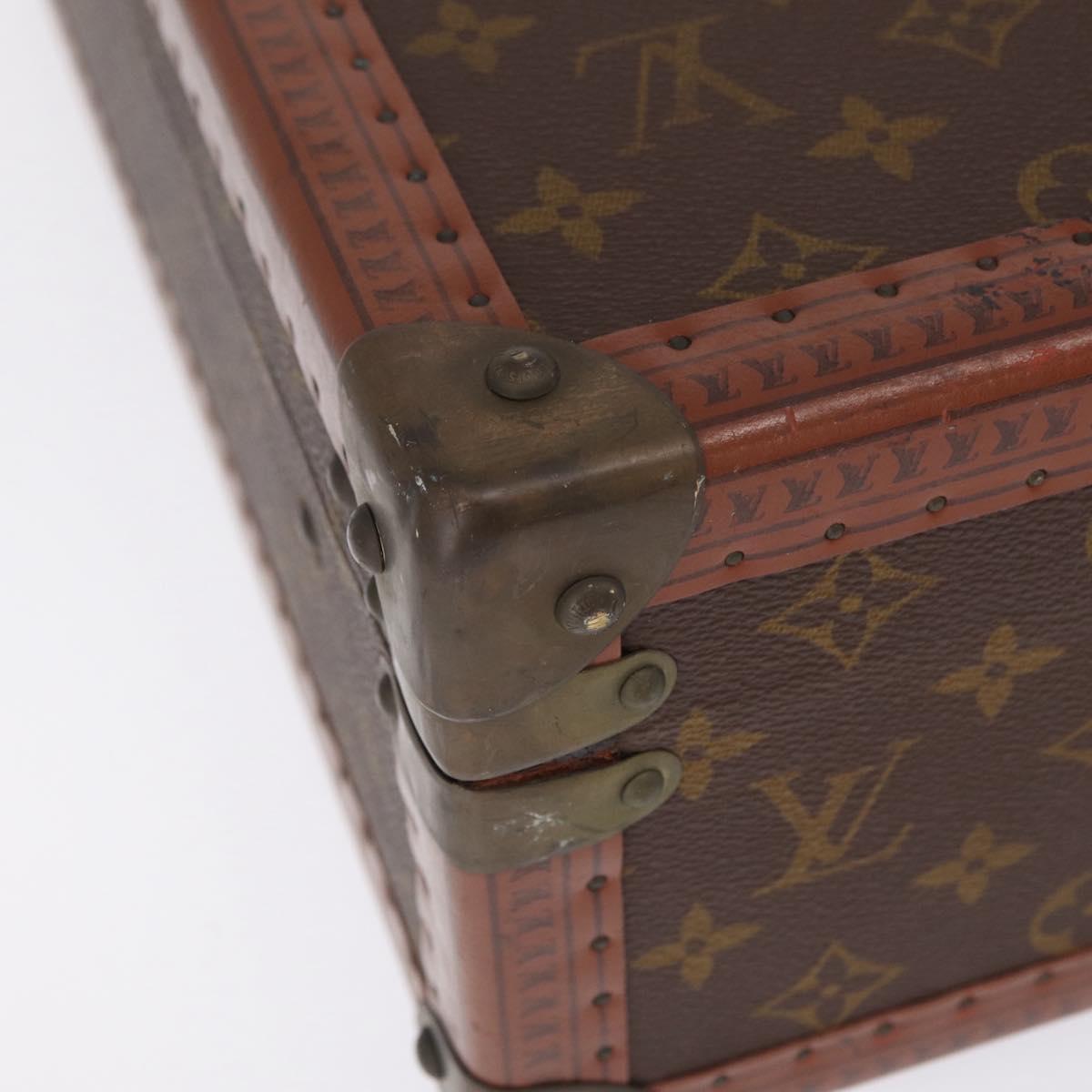 LOUIS VUITTON Monogram Cotoville 50 Trunk LV Auth 206492A