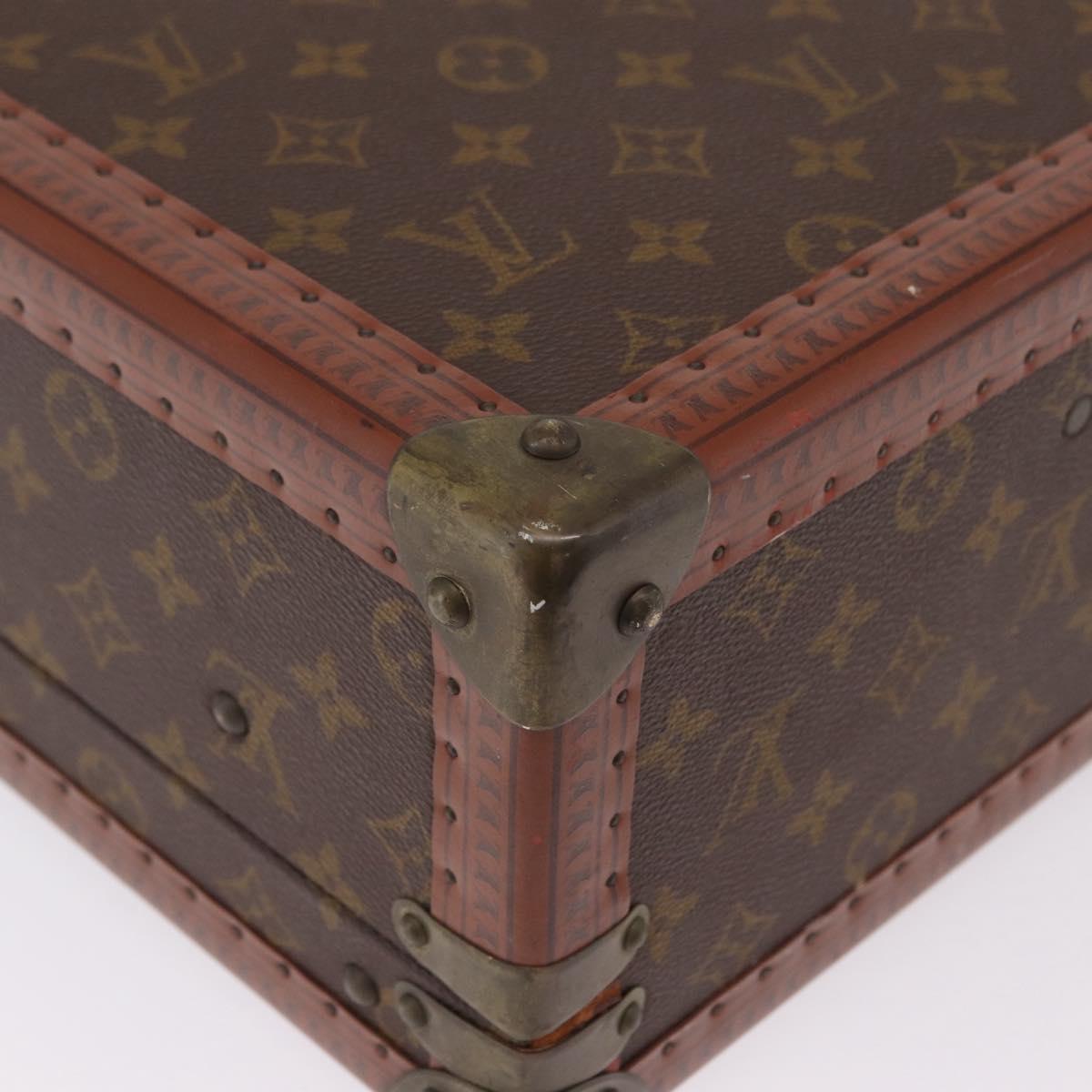 LOUIS VUITTON Monogram Cotoville 50 Trunk LV Auth 206492A